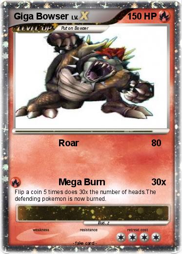 Pokemon Giga Bowser