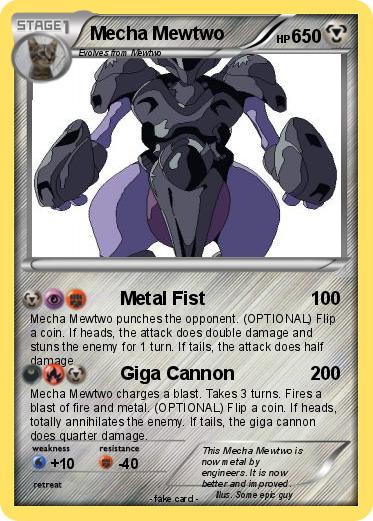 Pokemon Mecha Mewtwo