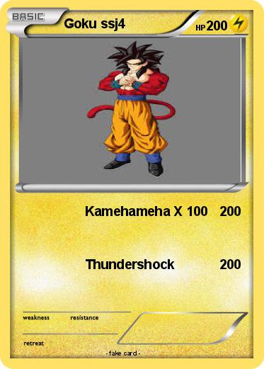 Pokemon Goku ssj4 Pokemon Goku ssj4