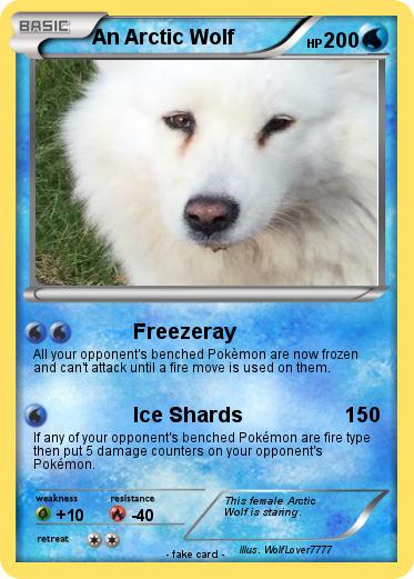 Pokemon An Arctic Wolf