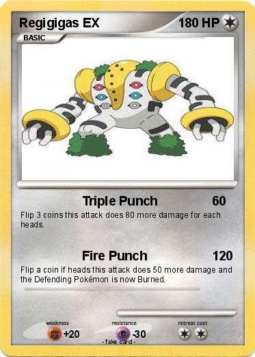 Pokemon Regigigas EX