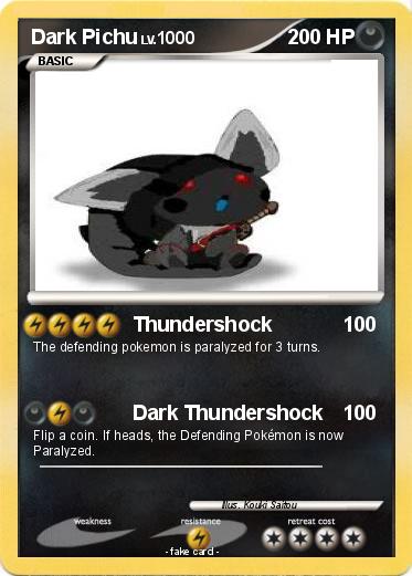Pokemon Dark Pichu