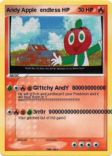 Pokemon Andy Apple  endless HP