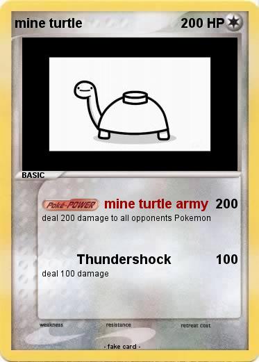 Pokemon mine turtle