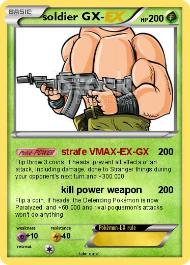 Pokemon soldier GX-