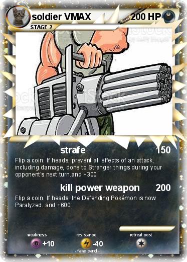 Pokemon soldier VMAX