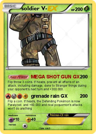 Pokemon soldier V-