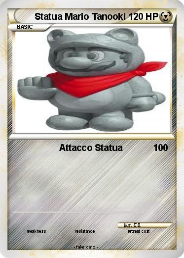Pokemon Statua Mario Tanooki