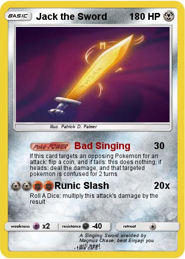 Pokemon Jack the Sword