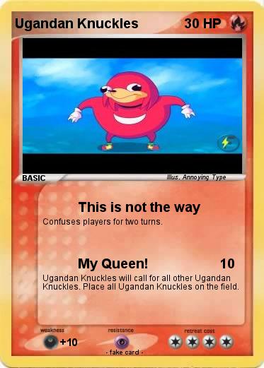 Pokemon Ugandan Knuckles