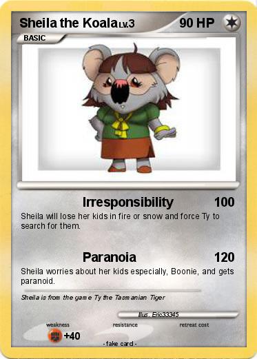 Pokemon Sheila the Koala