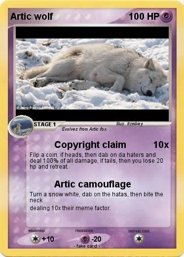 Pokemon Artic wolf