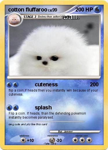 Pokemon cotton fluffaroo