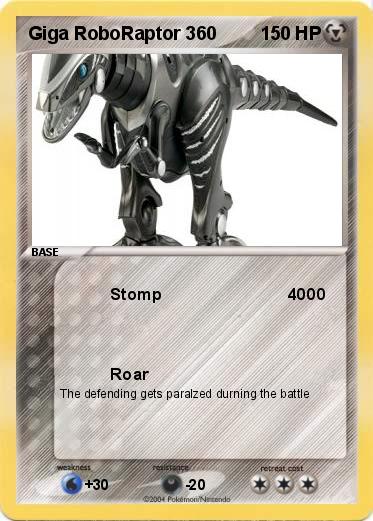 Pokemon Giga RoboRaptor 360