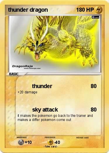 Pokemon thunder dragon