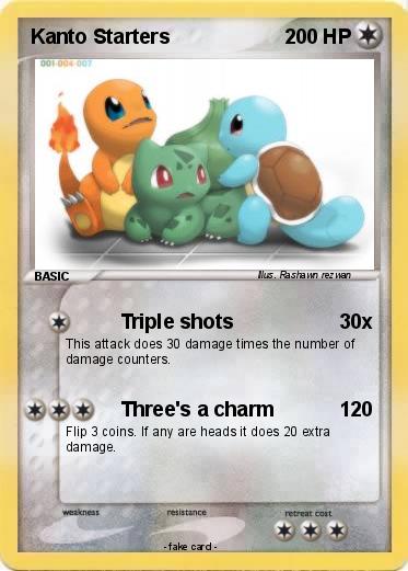 Pokemon Kanto Starters