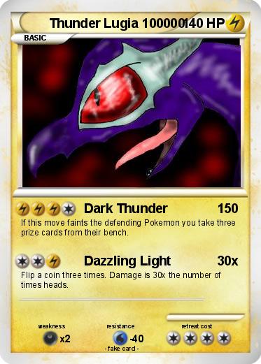 Pokemon Thunder Lugia 100000