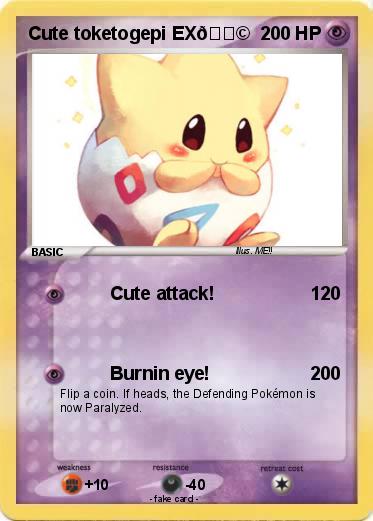 Pokemon Cute toketogepi EX????