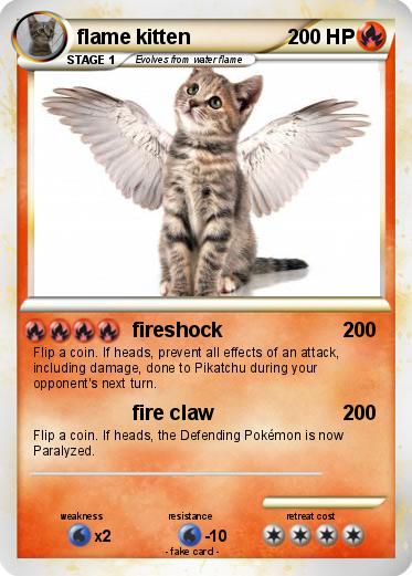 Pokemon flame kitten