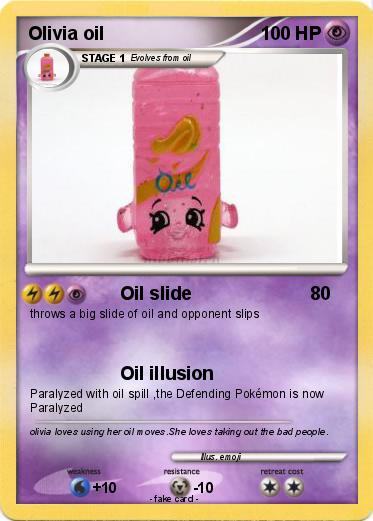 Pokemon Olivia oil