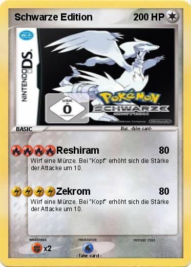 Pokemon Schwarze Edition