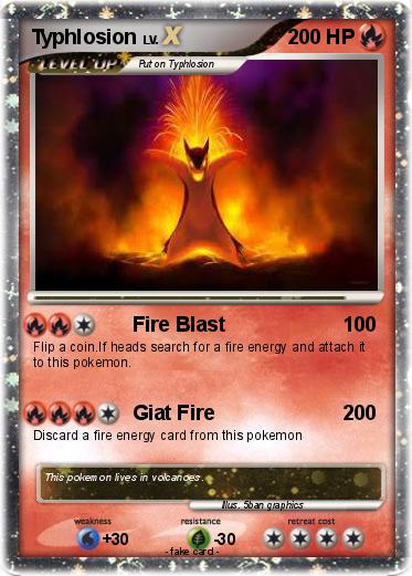 Pokemon Typhlosion
