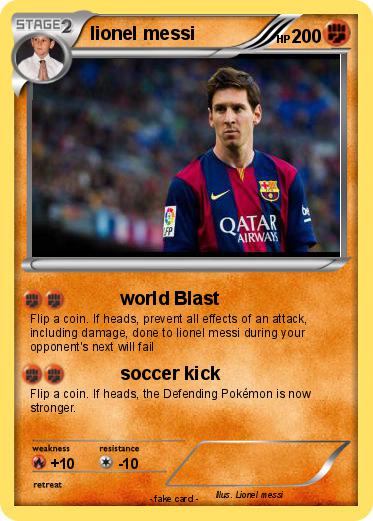 Pokemon lionel messi