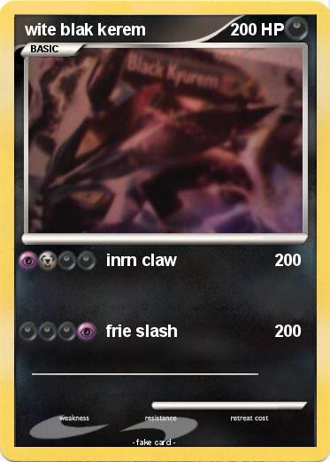 Pokemon wite blak kerem