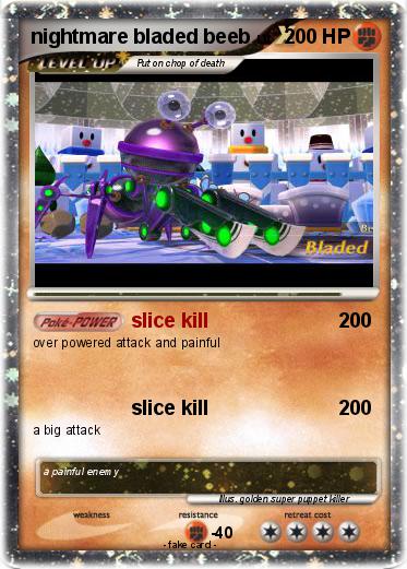 Pokemon nightmare bladed beeb