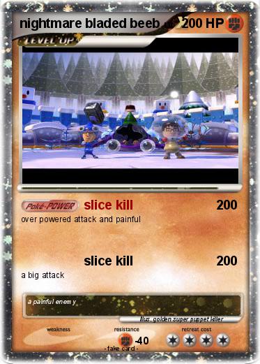 Pokemon nightmare bladed beeb
