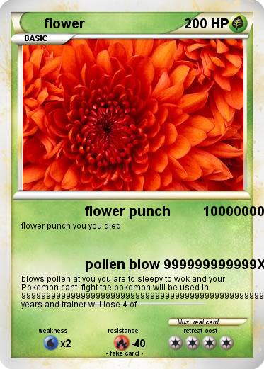 Pokemon flower