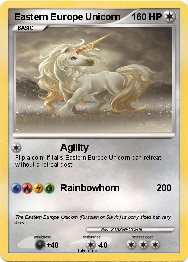 Pokemon Eastern Europe Unicorn