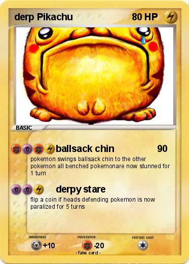 Pokemon derp Pikachu