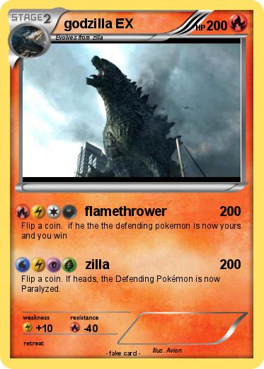 Pokemon godzilla EX