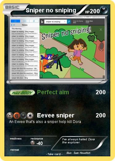 Pokemon Sniper no sniping