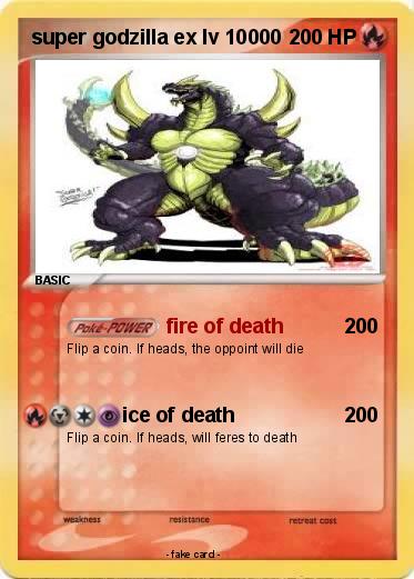 Pokemon super godzilla ex lv 10000