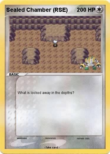Pokemon Sealed Chamber (RSE)
