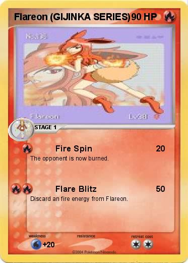 Pokemon Flareon (GIJINKA SERIES)
