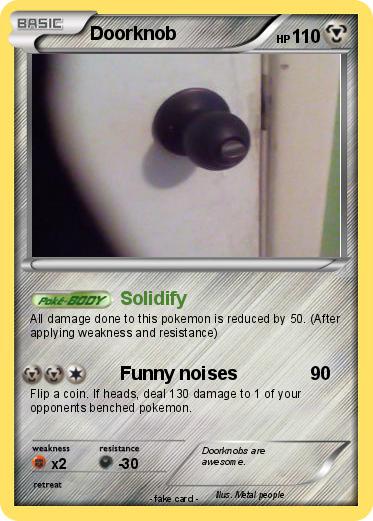 Pokemon Doorknob