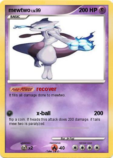 Pokemon mewtwo