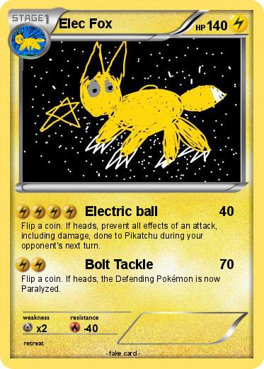Pokemon Elec Fox