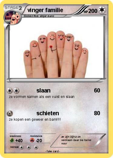 Pokemon vinger familie