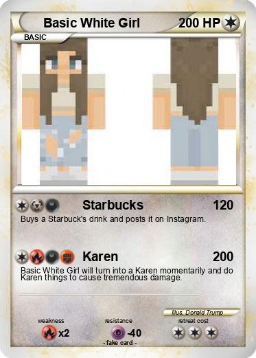 Pokemon Basic White Girl