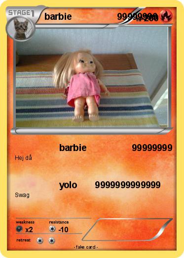 Pokemon barbie                  99999999