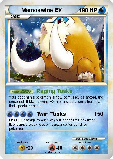 Pokemon Mamoswine EX