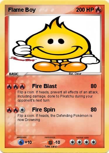 Pokemon Flame Boy