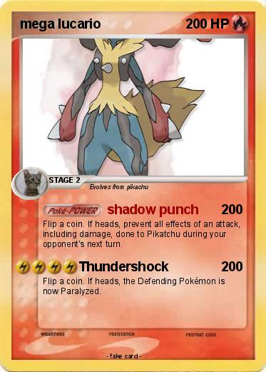 Pokemon mega lucario