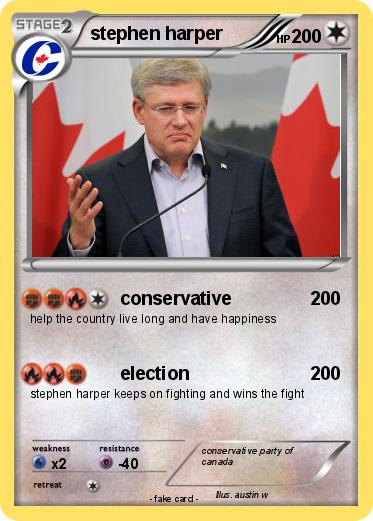 Pokemon stephen harper