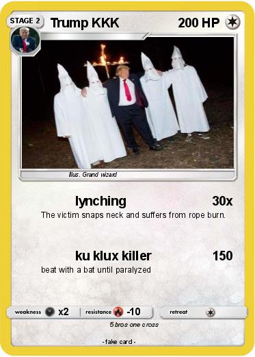 Pokemon Trump KKK