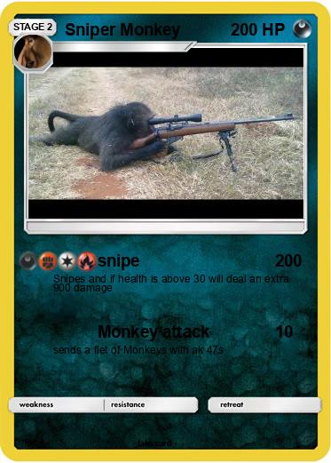 Pokemon Sniper Monkey